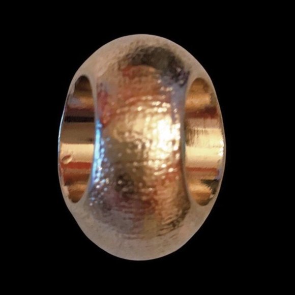 SOLD 🛍 Vintage Custom Made Green Jade Gold Ring - Picture 4 of 9